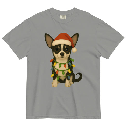Christmas Black and White chihuahua Shirt