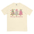 Merry Christmas Trees Retro Pink