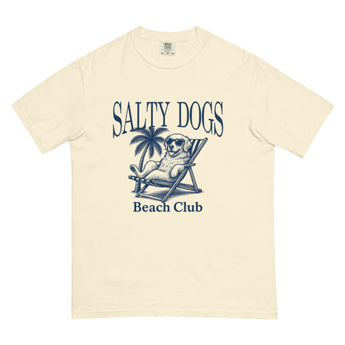 Salty Dogs Beach Club Golden Retriever Shirt