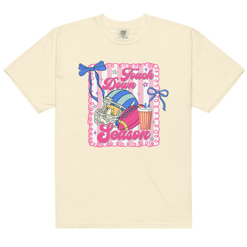 Football Touchdown Season Pink Shirt