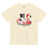 Border Collie Flamingo Float Dog Shirt