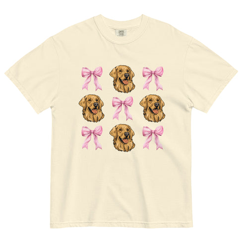 Golden Retriever with bows Shirt