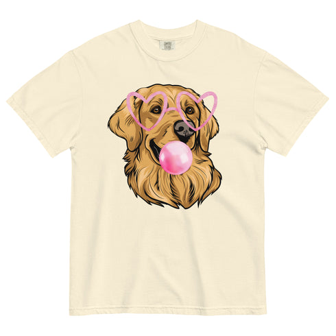 Bubblegum Golden Retriever Shirt