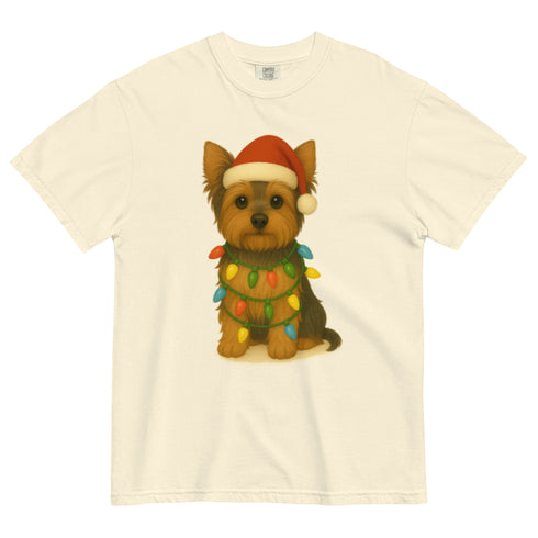 Christmas Yorkie Comfort Colors Shirt