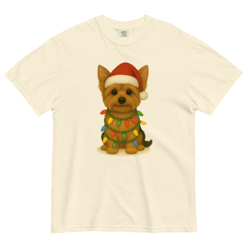 Christmas Blonde Yorkie Shirt