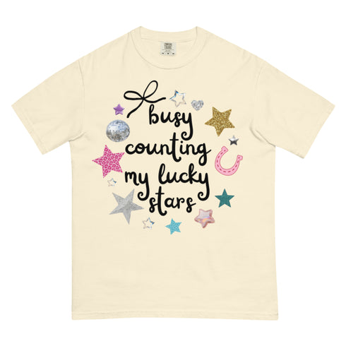 Counting My Lucky Stars Comfort Colors Shirt