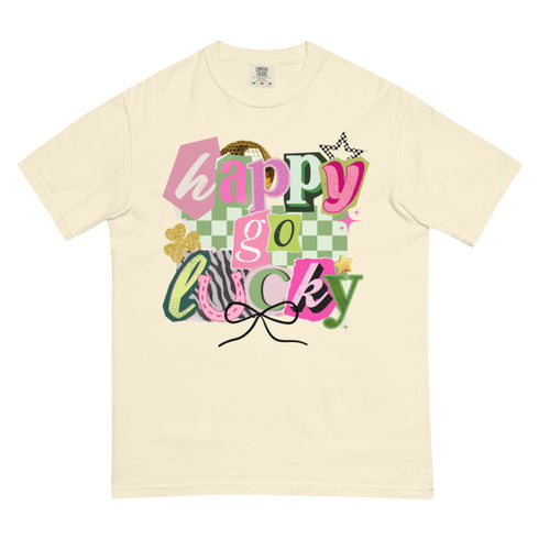 Happy Go Lucky Preppy Comfort Colors