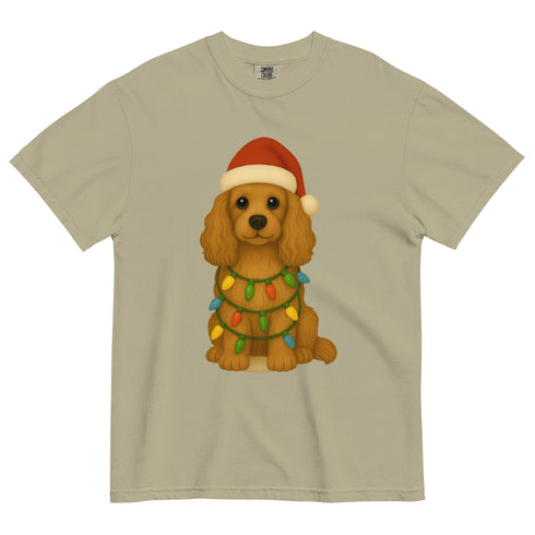 Christmas Cocker Spaniel Comfort Colors Shirt