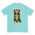 Christmas Dog Border Collie Comfort Colors Shirt