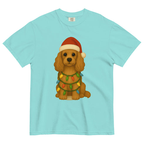Christmas Cocker Spaniel Comfort Colors Shirt