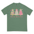 Merry Christmas Trees Retro Pink