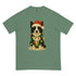 Christmas Dog Border Collie Comfort Colors Shirt
