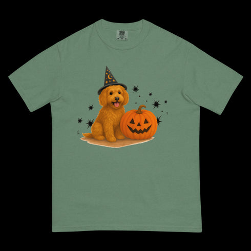 Golden Doodle Halloween Witchy Dogs Shirt