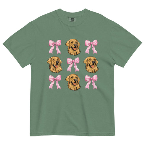 Golden Retriever with bows Shirt