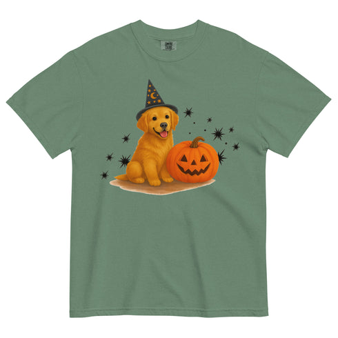 Golden Retriever Halloween Witchy Dogs Shirt