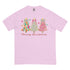 Merry Christmas Trees Retro Pink