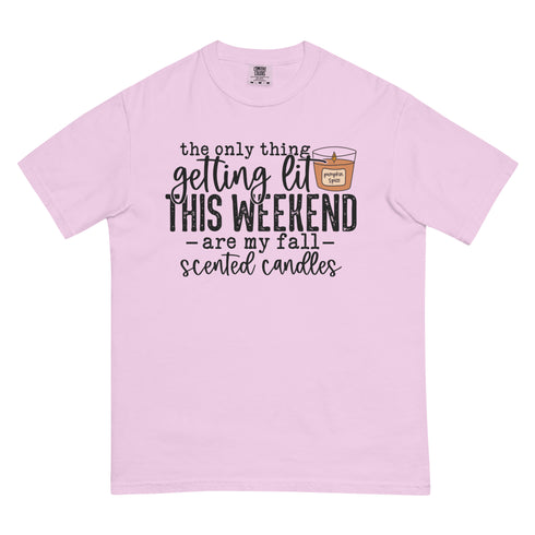 Getting Lit Fall Candles Shirt