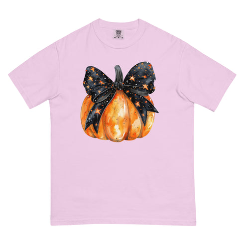 Fall Pumpkin Bow Graphic Shirt