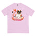 St. Bernard Flamingo Float Dog Shirt