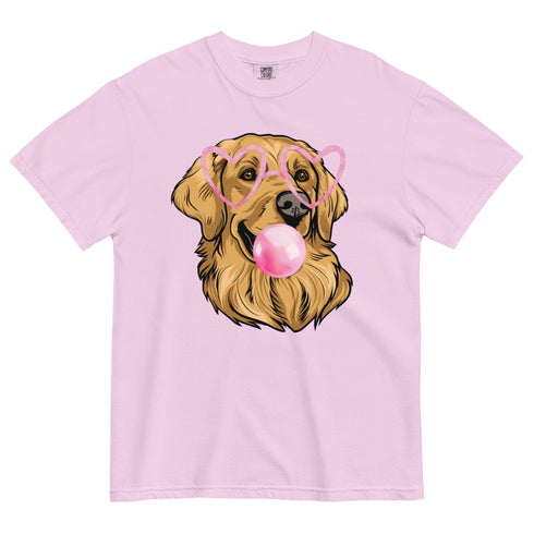 Bubblegum Golden Retriever Shirt