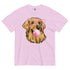 Bubblegum Golden Retriever Shirt