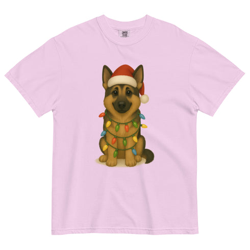 Christmas German Shepherd Comfort Colors Shirt