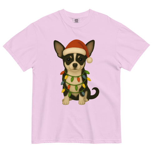 Christmas Black and White chihuahua Shirt