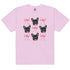 Black French Bulldog with bows Shirt