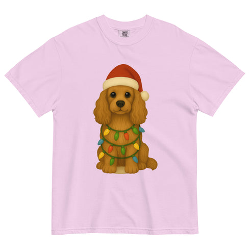 Christmas Cocker Spaniel Comfort Colors Shirt