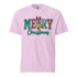 Faux Crochet Merry Christmas Comfort Colors Shirt