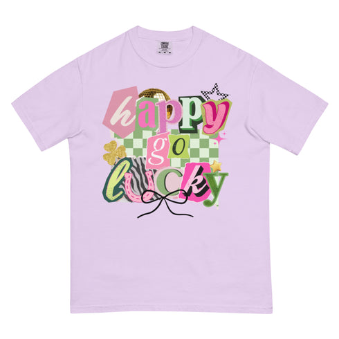 Happy Go Lucky Preppy Comfort Colors