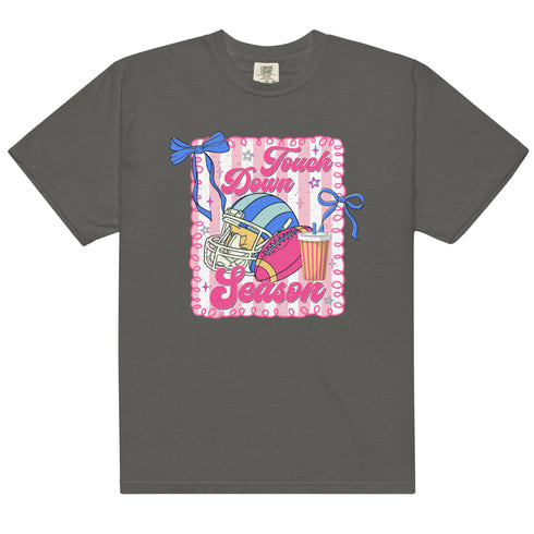 Football Touchdown Season Pink Shirt