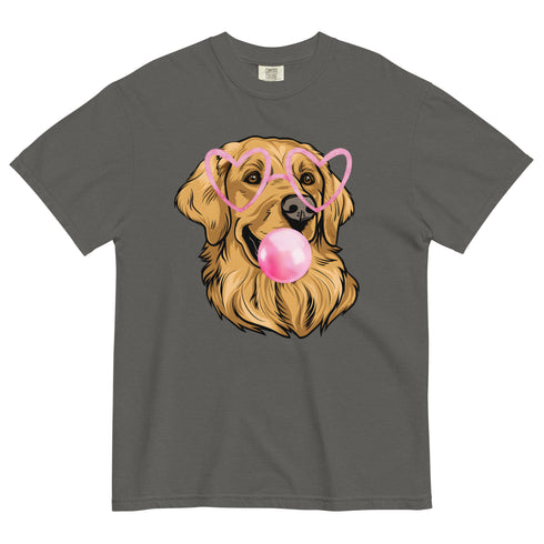 Bubblegum Golden Retriever Shirt
