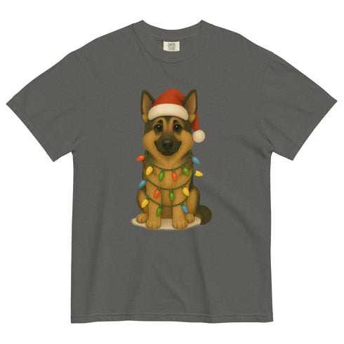Christmas German Shepherd Comfort Colors Shirt