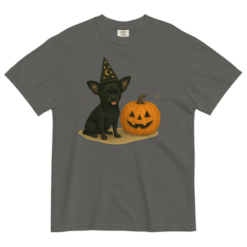 Black Chihuahua Halloween Witchy Dogs Shirt