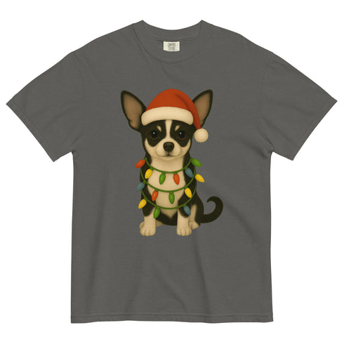 Christmas Black and White chihuahua Shirt