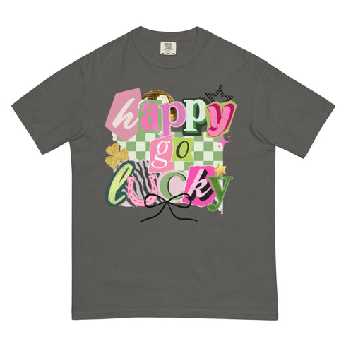 Happy Go Lucky Preppy Comfort Colors