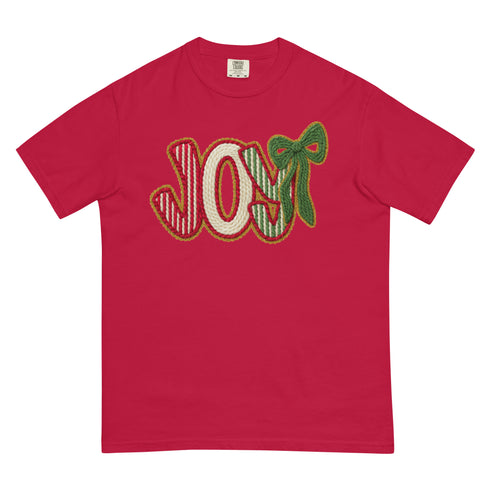 Joy Faux Crochet Christmas Comfort Colors