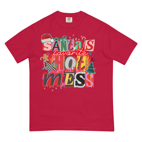 Santa's Favorite Hot Mess Comfort Colors