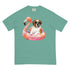 St. Bernard Flamingo Float Dog Shirt