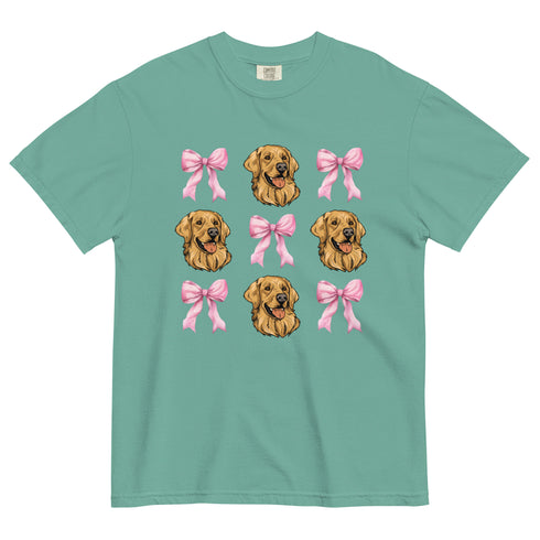 Golden Retriever with bows Shirt