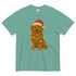 Christmas Golden Retriever Comfort Colors Shirt