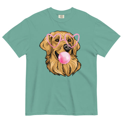 Bubblegum Golden Retriever Shirt