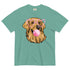 Bubblegum Golden Retriever Shirt