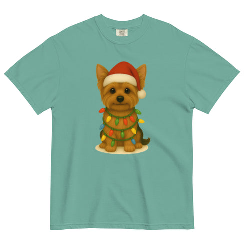 Christmas Blonde Yorkie Shirt