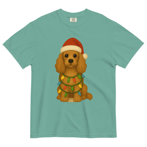 Christmas Cocker Spaniel Comfort Colors Shirt