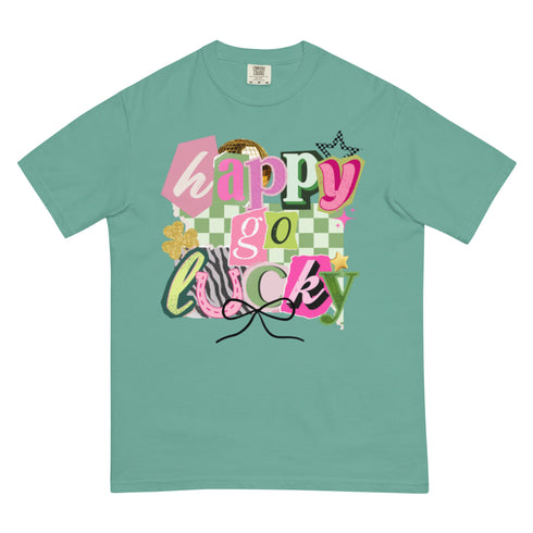 Happy Go Lucky Preppy Comfort Colors