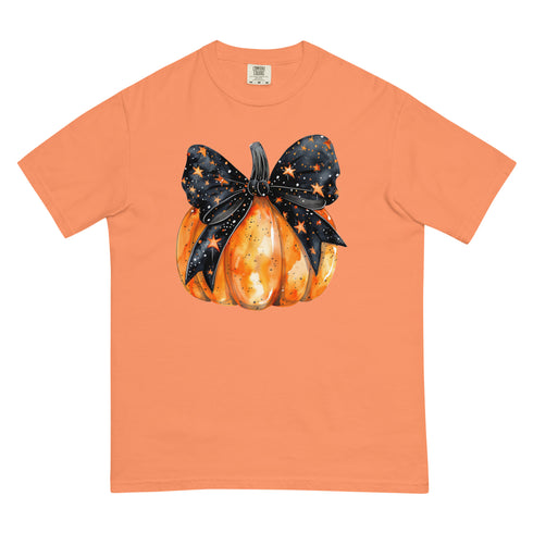 Fall Pumpkin Bow Graphic Shirt