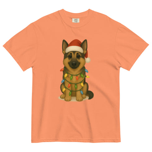 Christmas German Shepherd Comfort Colors Shirt