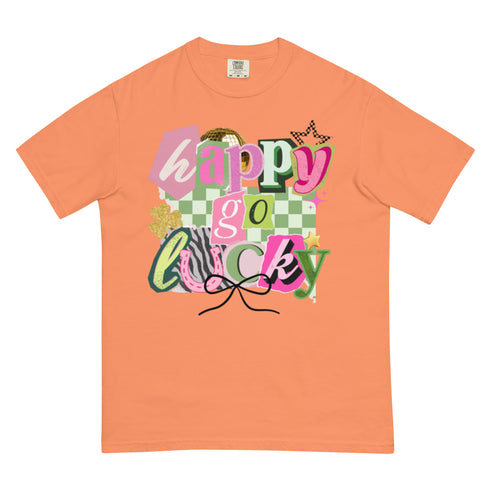 Happy Go Lucky Preppy Comfort Colors